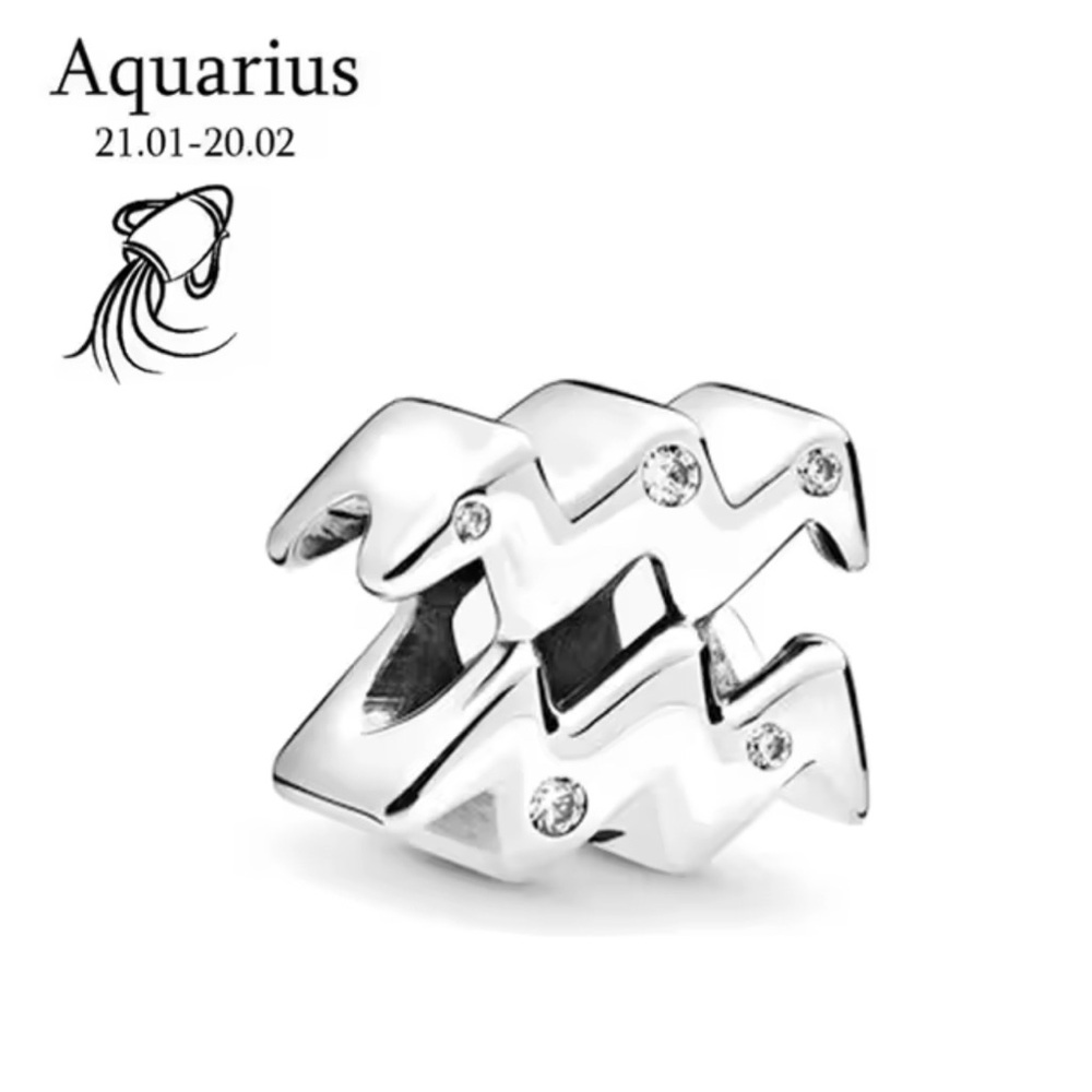 Aquarius ♒️ Charm for Pandora Bracelets